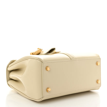 Celine Grained Calfskin Small 16 Top Handle Bag Beige 4 of 11