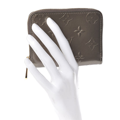 Louis Vuitton Vernis Zippy Coin Purse Champagne Metallise 2 of 7