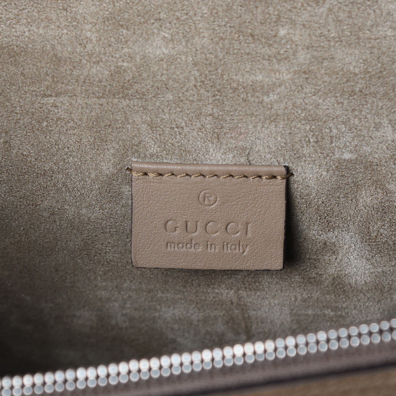 Gucci GG Supreme Monogram Small Dionysus Shoulder Bag Taupe 6 of 12