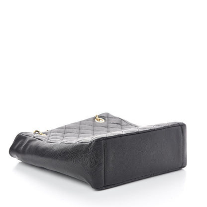 Chanel Caviar Quilted Petit Shopping Tote PST Black 4 of 10