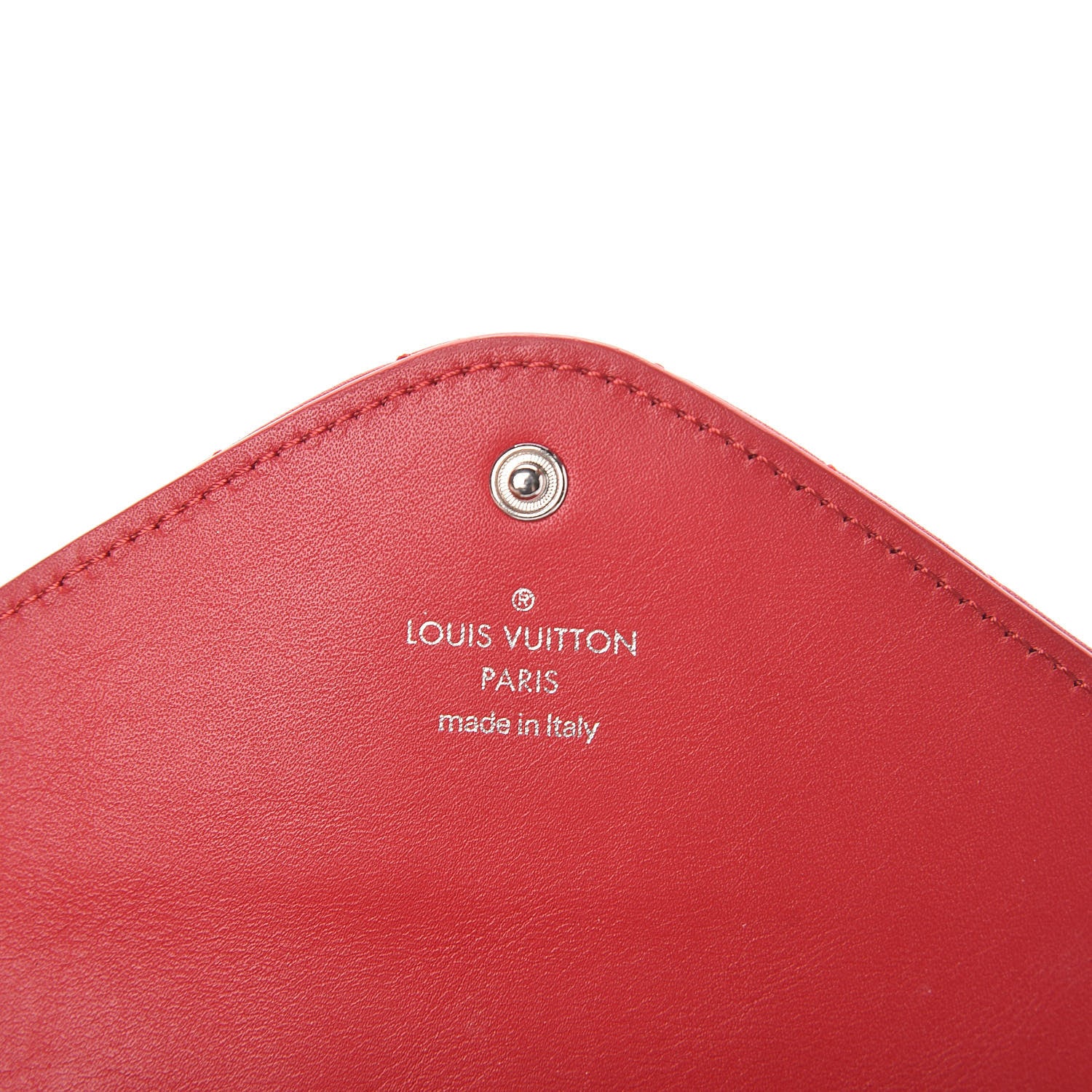 Louis Vuitton Calfskin New Wave Long Wallet Rouge 6 of 11