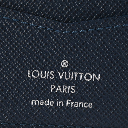 Louis Vuitton Taiga Slender Wallet Navy 6 of 8