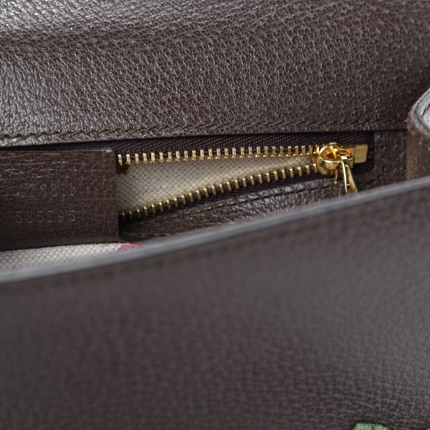 Calfskin Embroidered Sylvie Belt Bag Brown