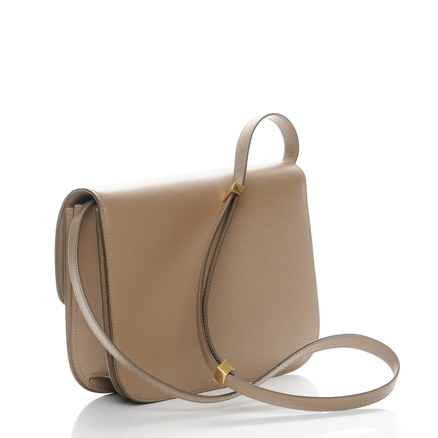 Celine Liege Calfskin Medium Classic Box Flap Bag Taupe 4 of 9