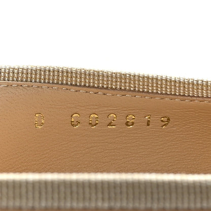 Chanel Lambskin Cap Toe CC Ballerina Flats 38 Beige Black 6 of 9