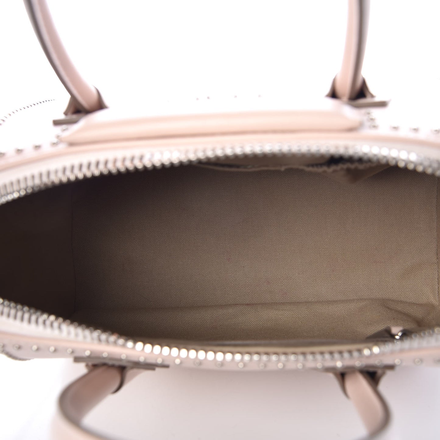 Calfskin Small Studded Antigona Beige Buff