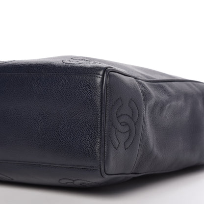Chanel Caviar CC Shoulder Bag Navy 7 of 10
