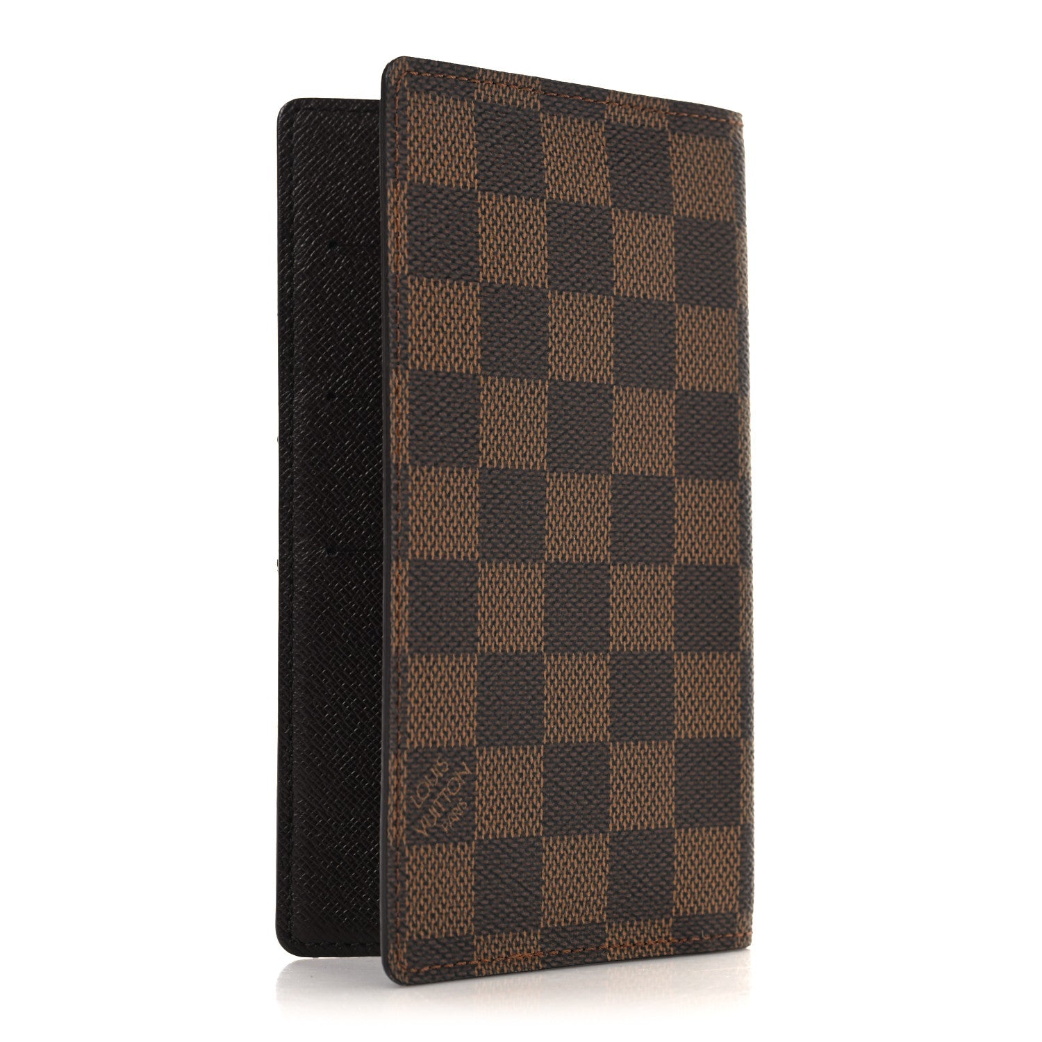 Louis Vuitton Damier Ebene Checkbook Cover Wallet 3 of 6