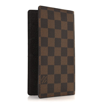 Louis Vuitton Damier Ebene Checkbook Cover Wallet 3 of 6