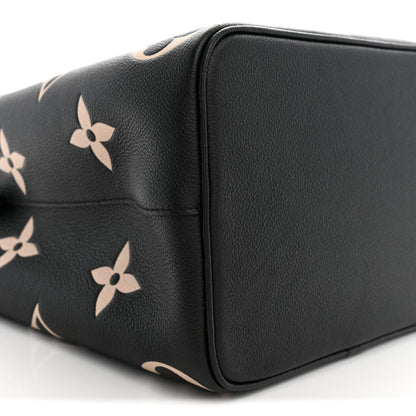 Louis Vuitton Empreinte Monogram Giant Neonoe MM Black Beige 9 of 10