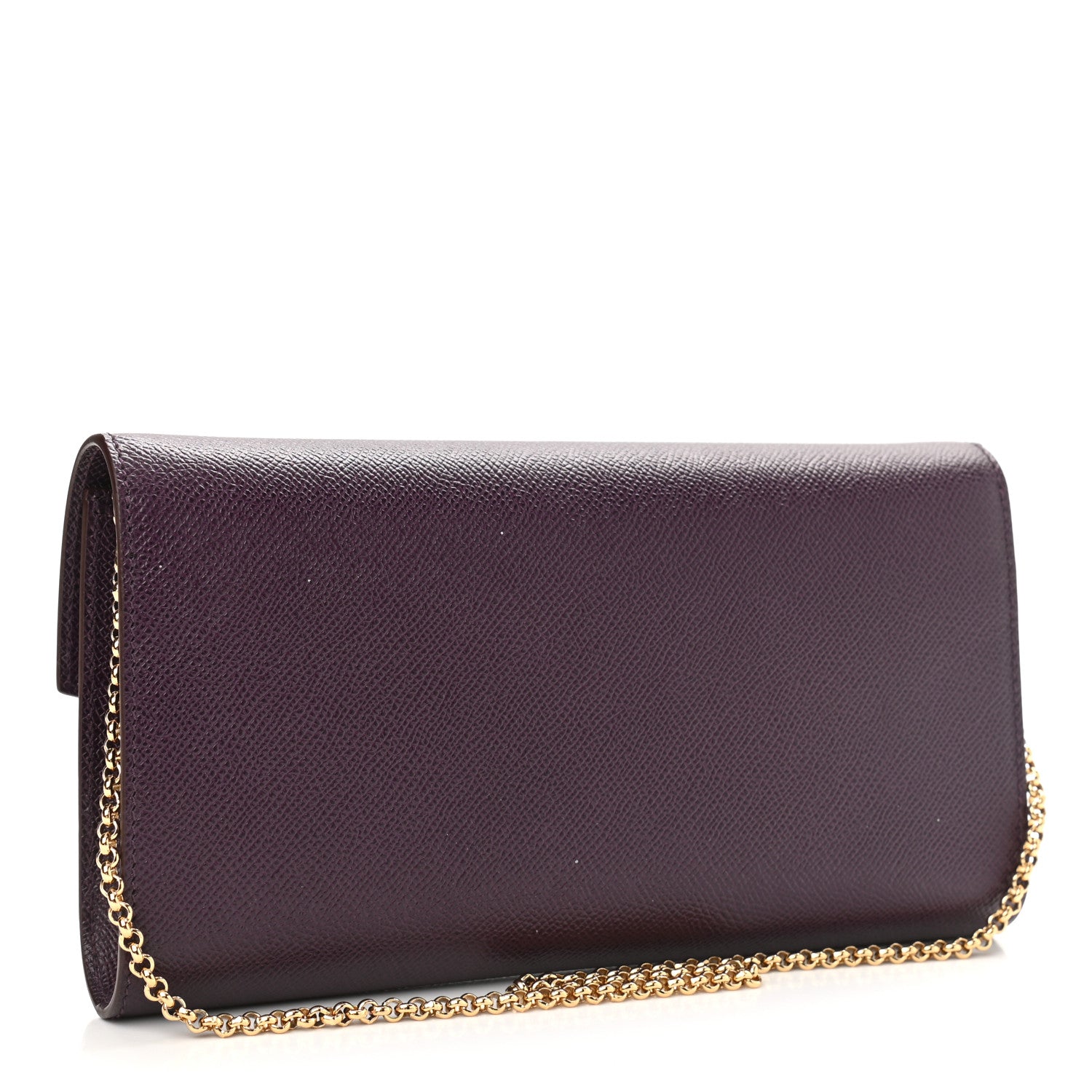 Salvatore Ferragamo Hammered Calfskin Gancini Icona Mini Bag Blackberry 5 of 17