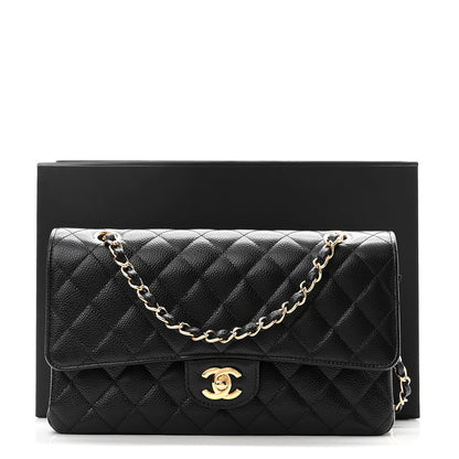 Chanel Caviar Quilted Medium Double Flap Black 11 of 11