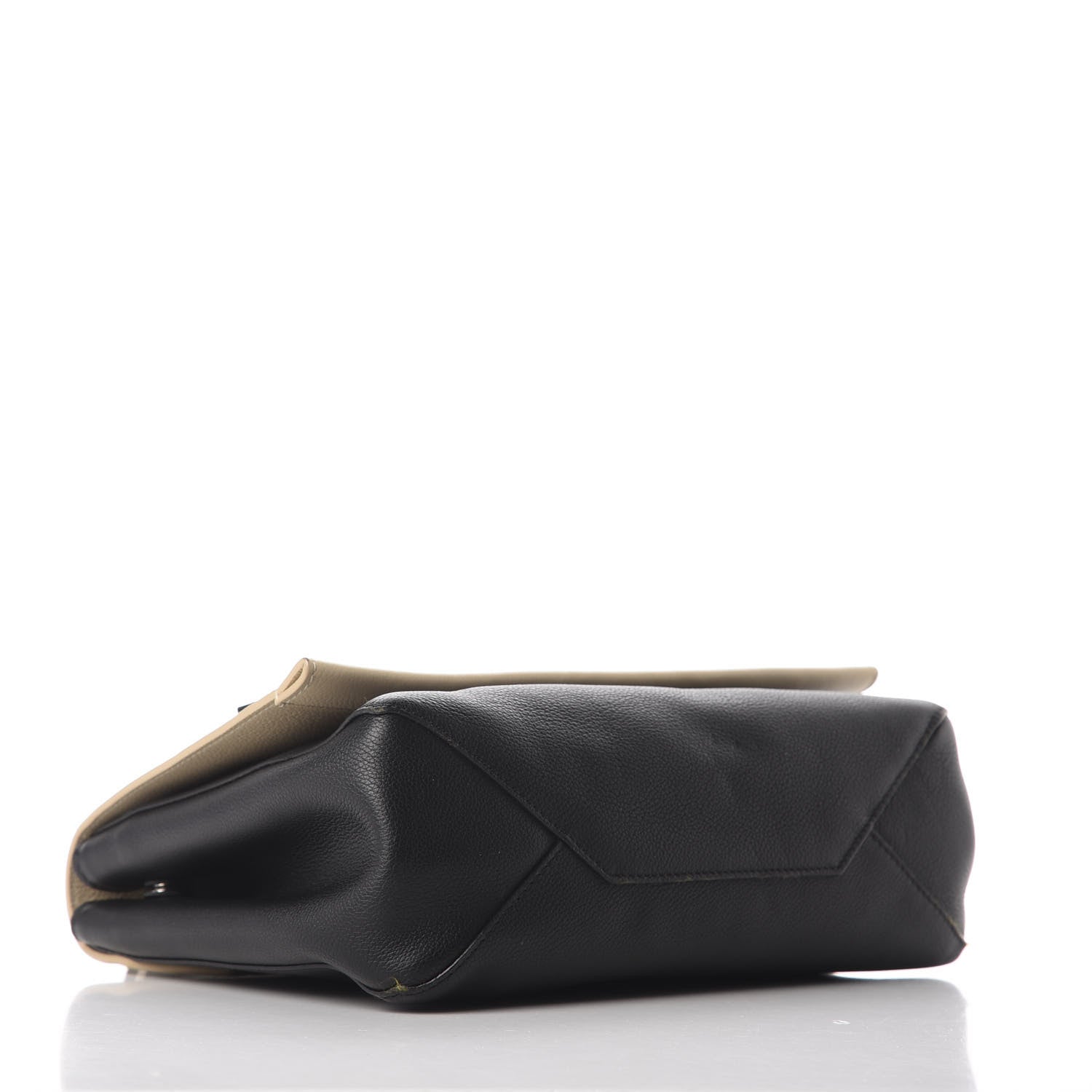 Louis Vuitton Soft Calfskin Lockme II Top Handle Vanille Black 3 of 10