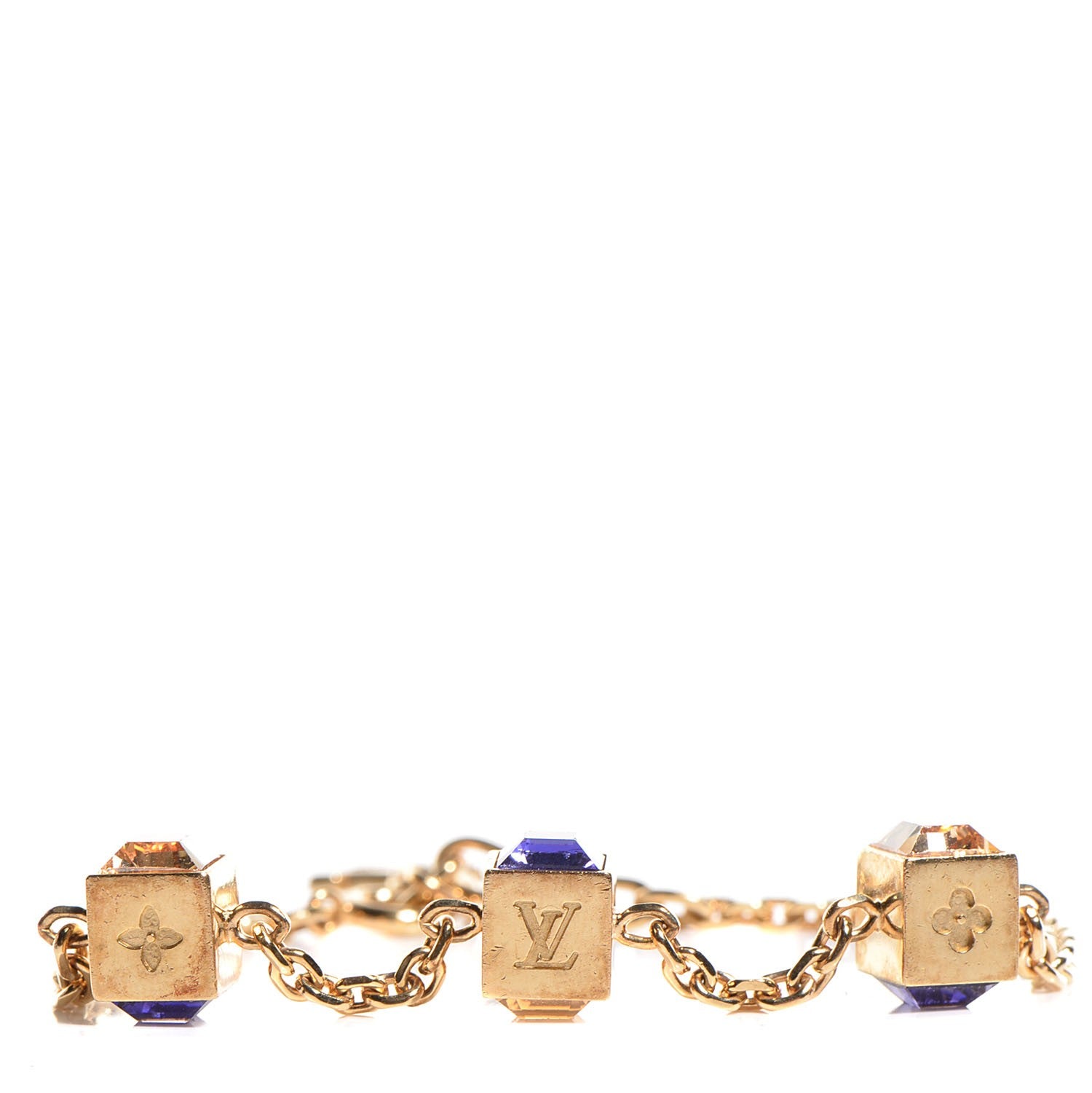 Louis Vuitton Swarovski Gamble Bracelet Azur 3 of 5