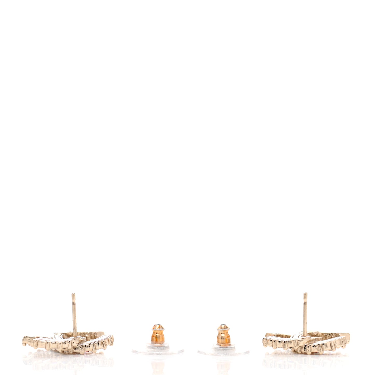 Crystal Over The Rainbow CC Earrings Gold Multicolor