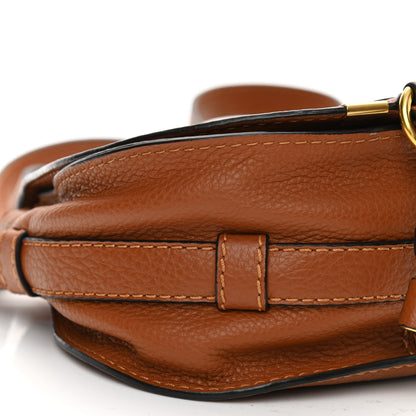 Chloe Calfskin Mini Marcie Round Crossbody Bag Tan 9 of 11