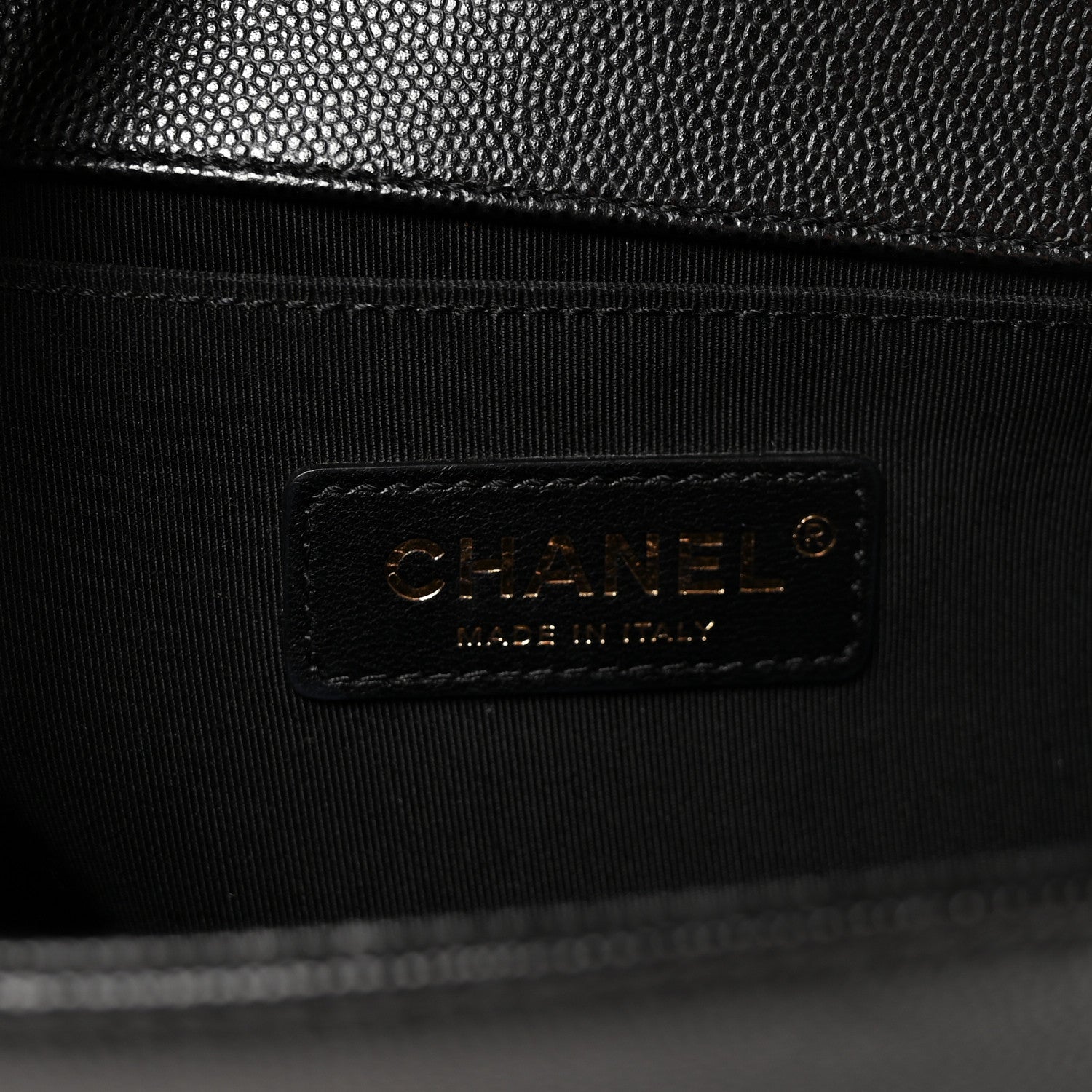 Chanel Caviar Quilted Medium Boy Flap Black 6 of 11