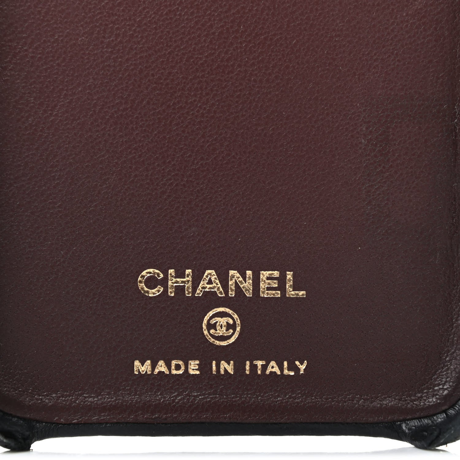 Chanel Lambskin Quilted iPhone X Coco Tech Case Black 4 of 4
