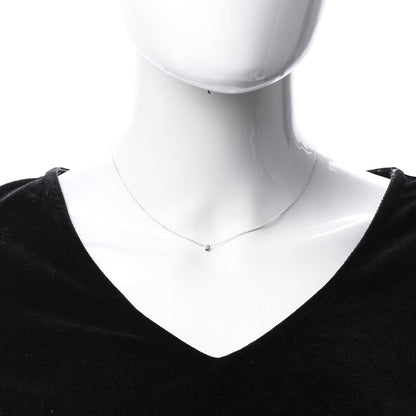 Cartier 18K White Gold Diamond XS D'Amour Pendant Necklace 2 of 6