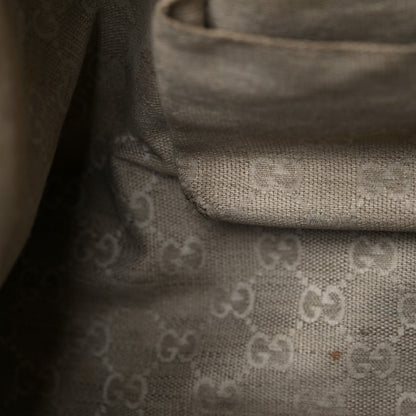 Gucci Calfskin Web Medium Rania Top Handle Bag Grey Field 22 of 46