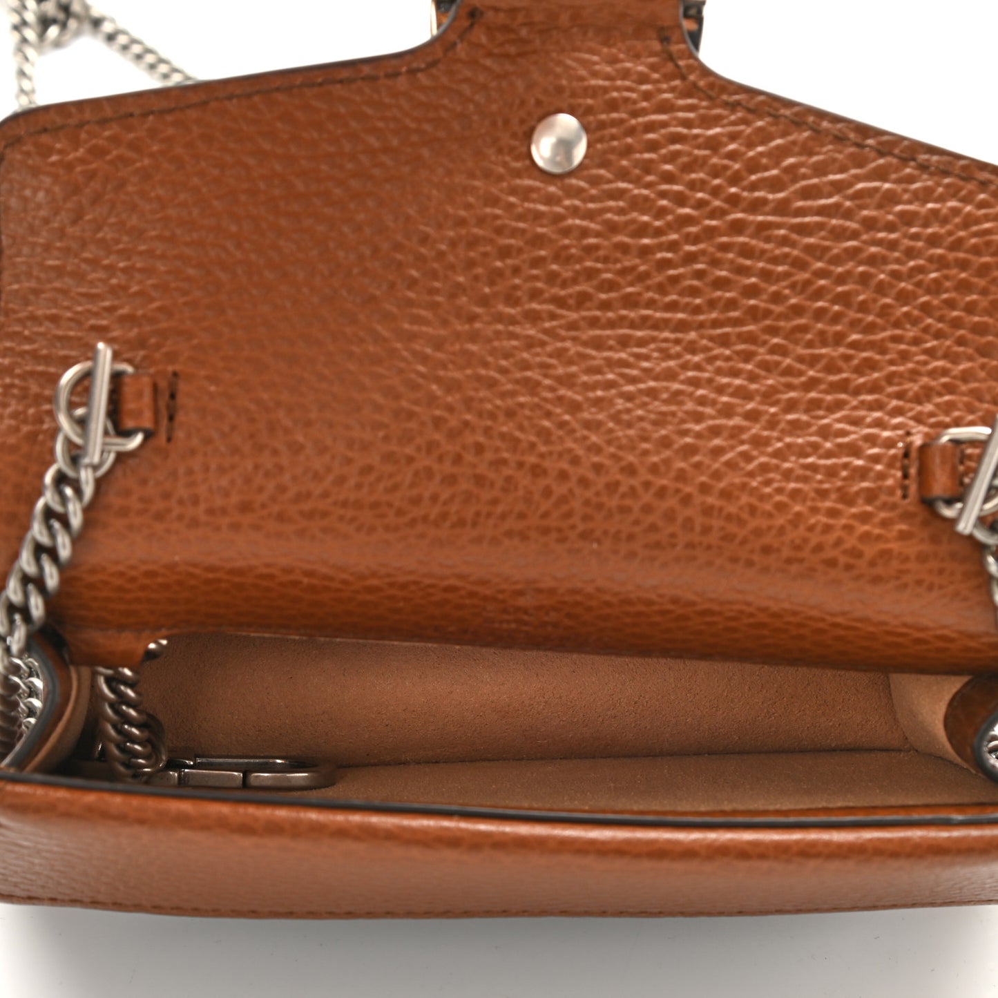 New Denim GG Monogram Dollar Calfskin Enamel Super Mini Dionysus Shoulder Bag Blue Tea Cuir Epilog Electric Blue