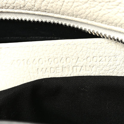 Balenciaga Calfskin Logo Small Shopping Tote White 7 of 9