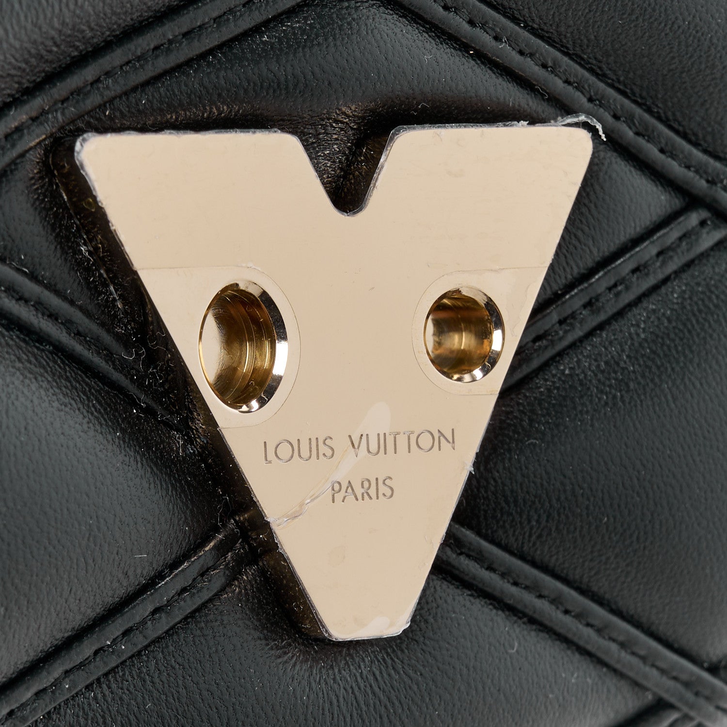Louis Vuitton Lambskin Malletage Pico GO-14 Black 7 of 11