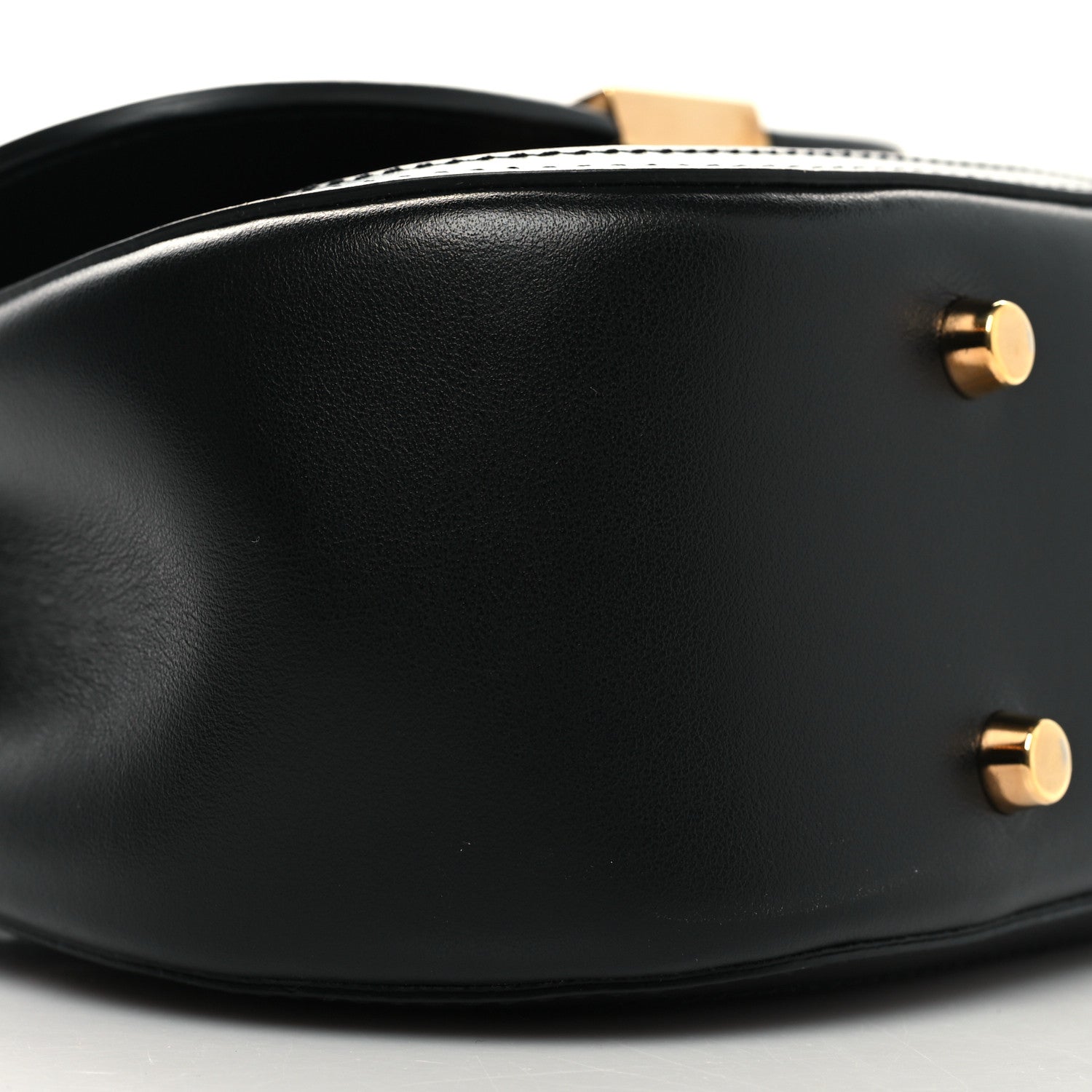 Versace Calfskin Greca Goddess Mini Top Handle Bag Black 8 of 9