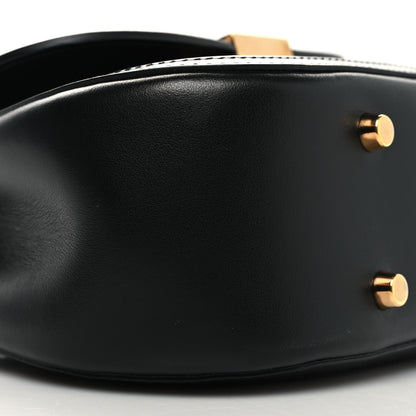 Versace Calfskin Greca Goddess Mini Top Handle Bag Black 8 of 9