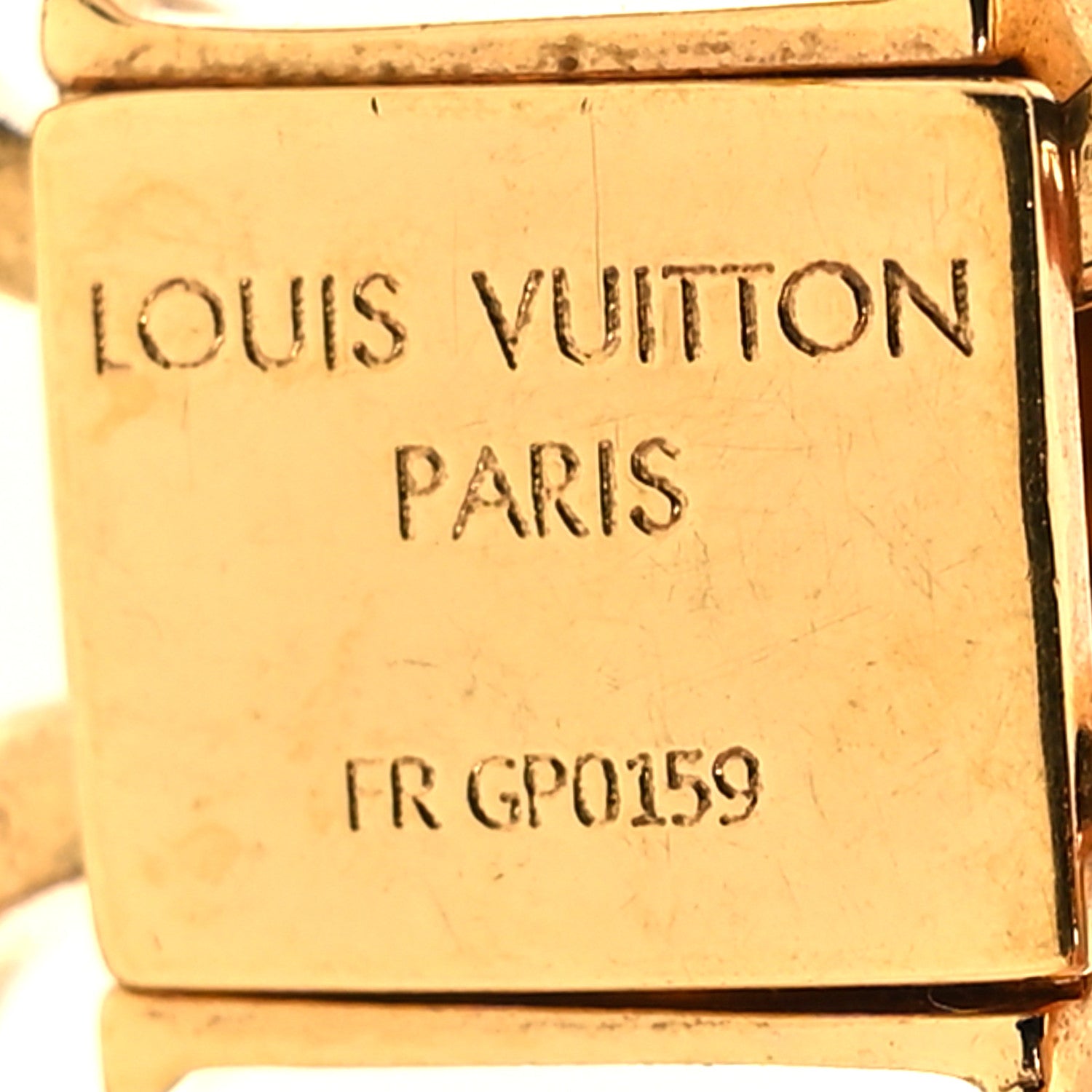 Louis Vuitton Metal Pure LV Earrings Gold 4 of 4