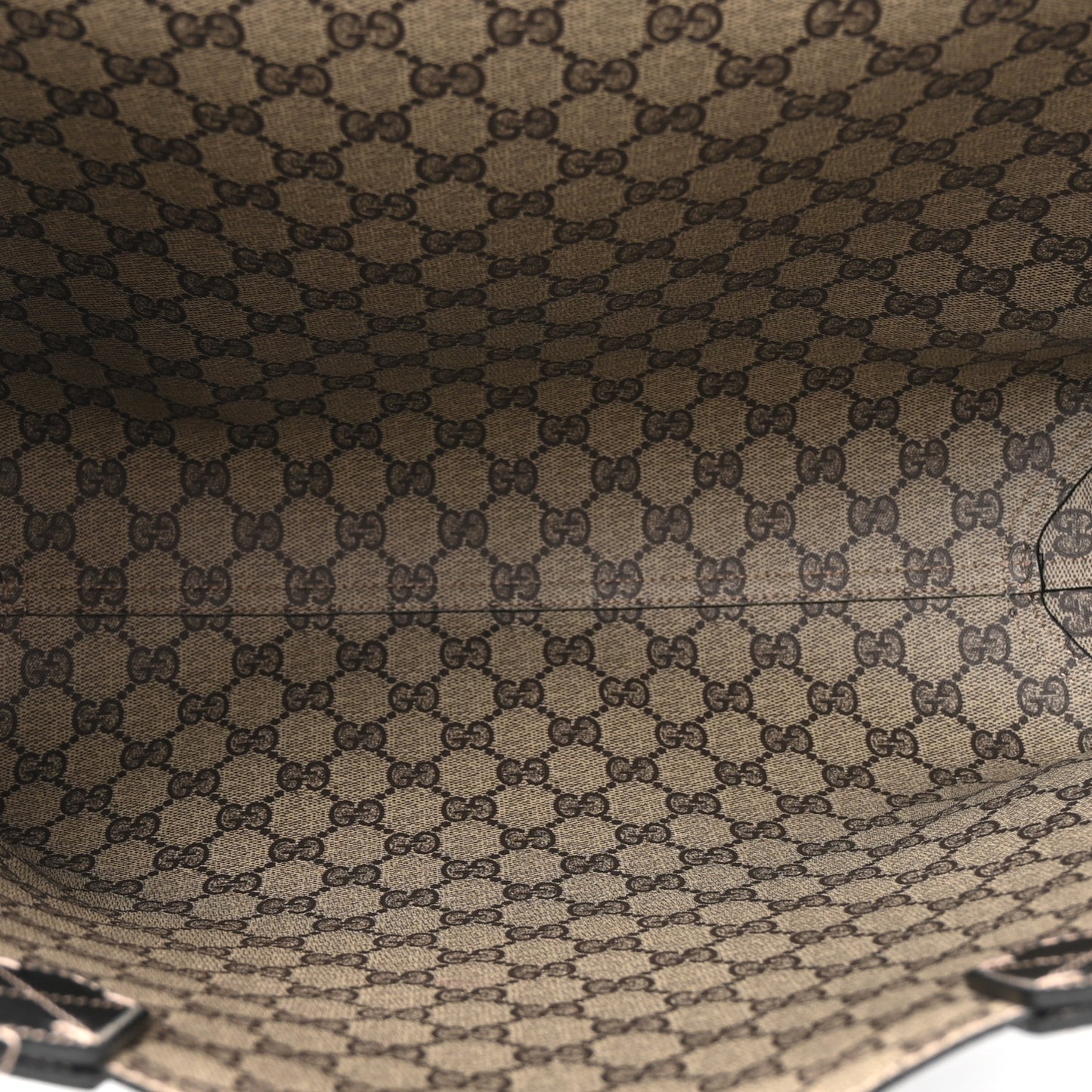Calfskin GG Supreme Monogram Medium Reversible Tote Black