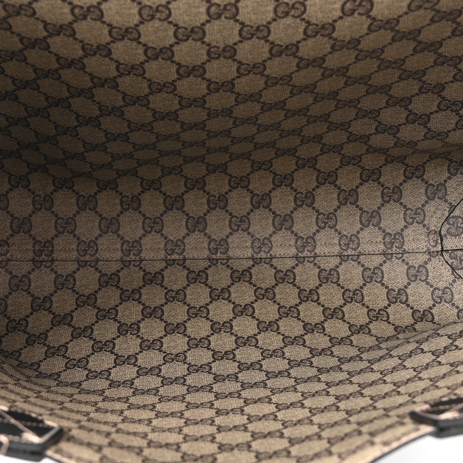 Gucci Calfskin GG Supreme Monogram Medium Reversible Tote Black 8 of 17