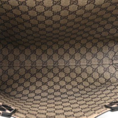 Gucci Calfskin GG Supreme Monogram Medium Reversible Tote Black 8 of 17