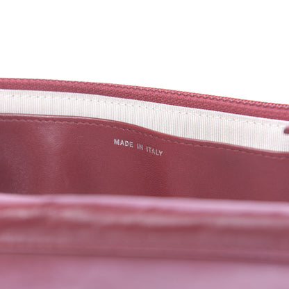 Chanel Lambskin Mademoiselle Wallet On Chain WOC Dark Red 7 of 16