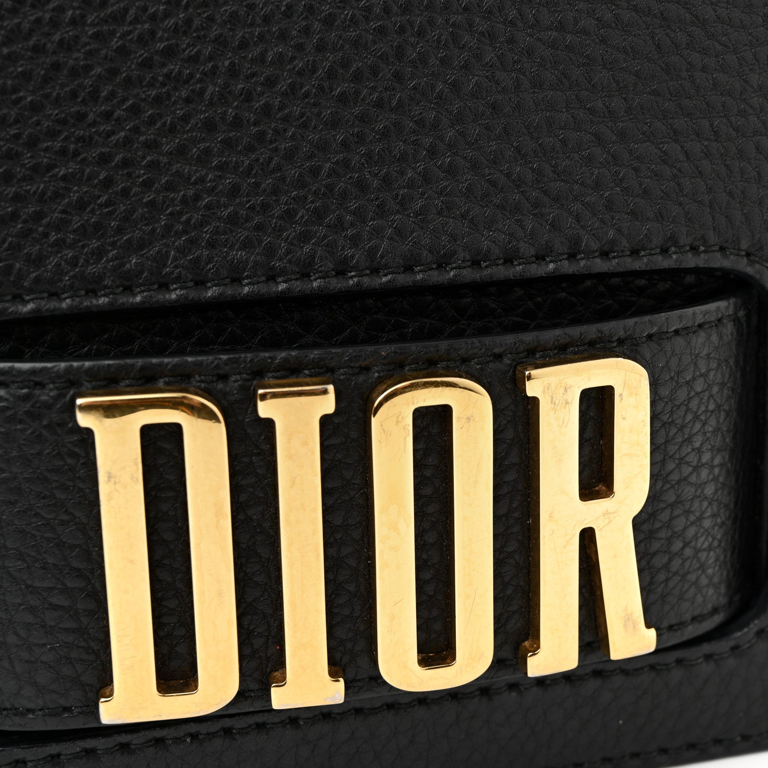 Christian Dior Grained Calfskin Dio(r)evolution Flap Bag Black 11 of 14