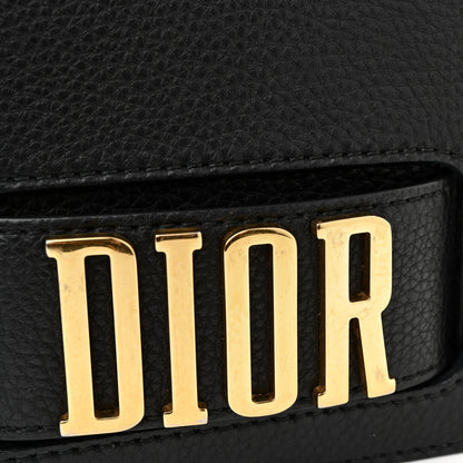 Christian Dior Grained Calfskin Dio(r)evolution Flap Bag Black 11 of 14