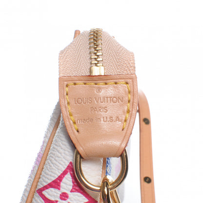 Louis Vuitton Monogram Multicolor Pochette Accessories White 4 of 8