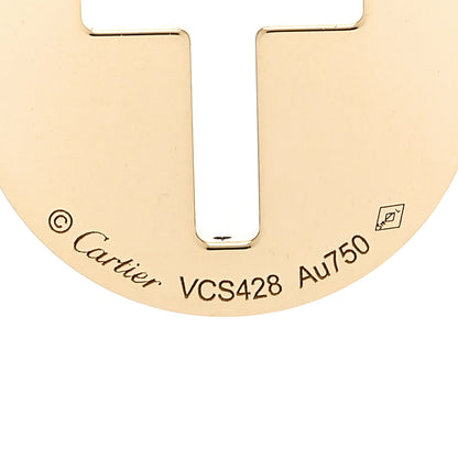 Cartier 18K Yellow Gold Cross Symbol Pendant 4 of 5