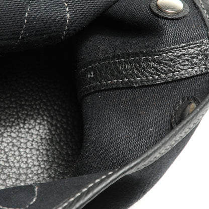 Hermes Toile Leather Garden Party TPM Black 5 of 6