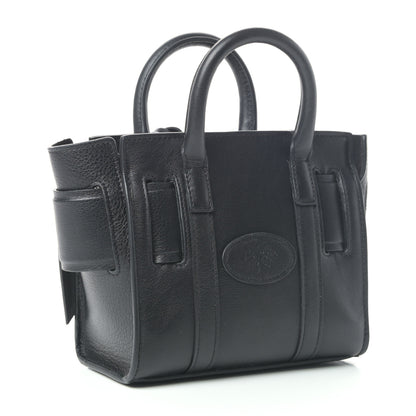 Mulberry x ACNE STUDIOS Grained Calfskin Musubi Bayswater Satchel Black 3 of 9