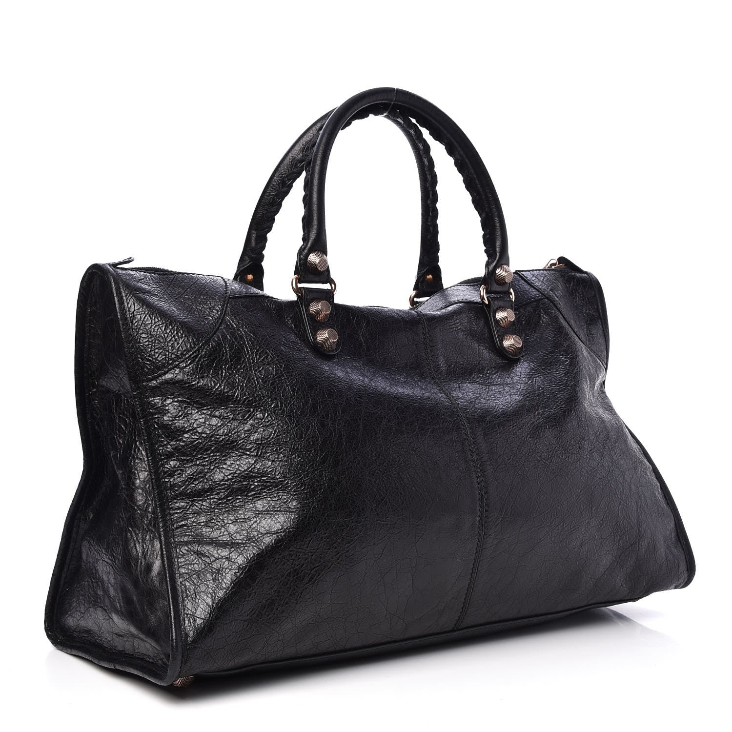Balenciaga Agneau Giant 12 Rose Gold Hardware Work Black 3 of 8