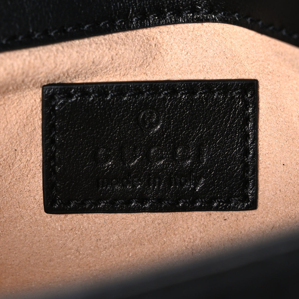 Gucci Calfskin Matelasse Monochrome GG Marmont Chain Belt Bag Black 6 of 10