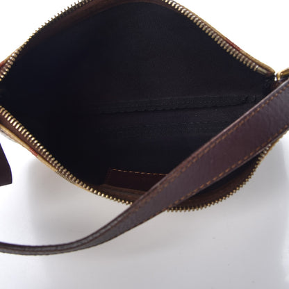 Burberry Haymarket Check Pochette Chocolate 5 of 10