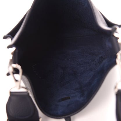 Hermes Taurillon Clemence Evelyne III PM Bleu Nuit 7 of 12