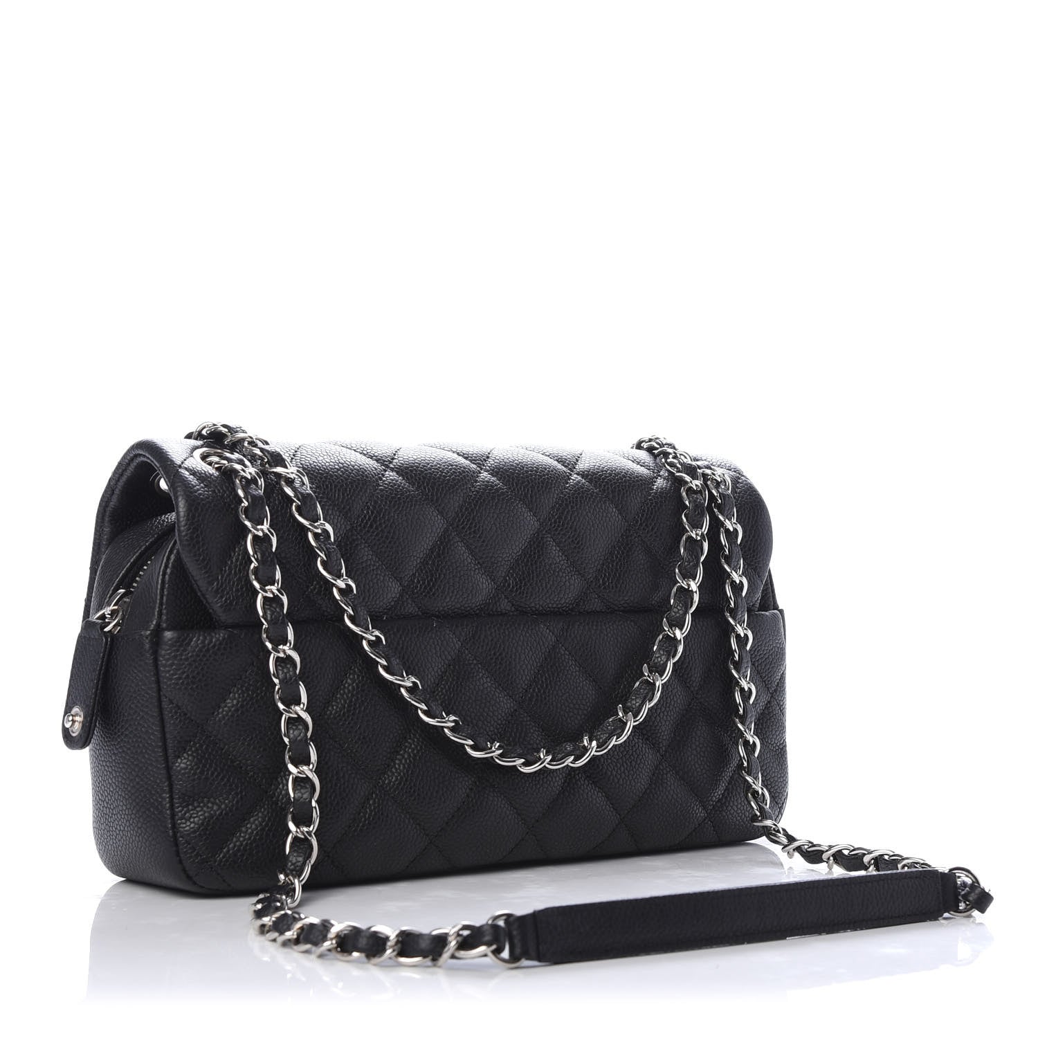 Chanel Caviar Quilted Medium Easy Flap Black 3 of 10