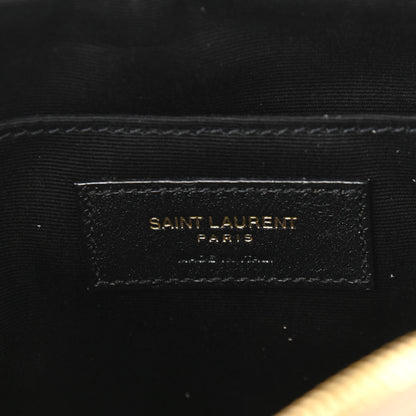 Saint Laurent Calfskin Matelasse Monogram Lou Camera Bag Dark Latte 6 of 10
