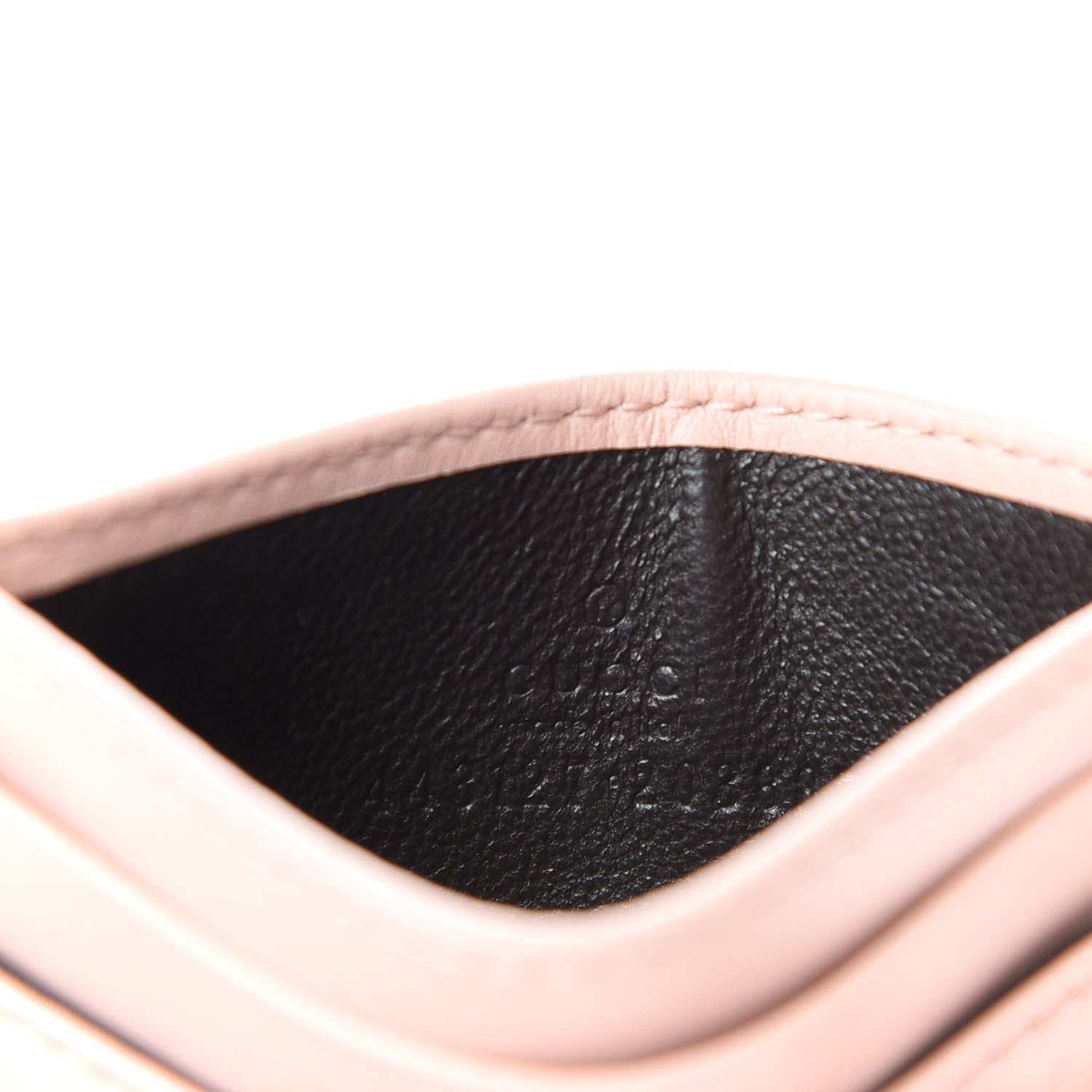 Gucci Calfskin Matelasse GG Marmont Card Holder Perfect Pink 6 of 7