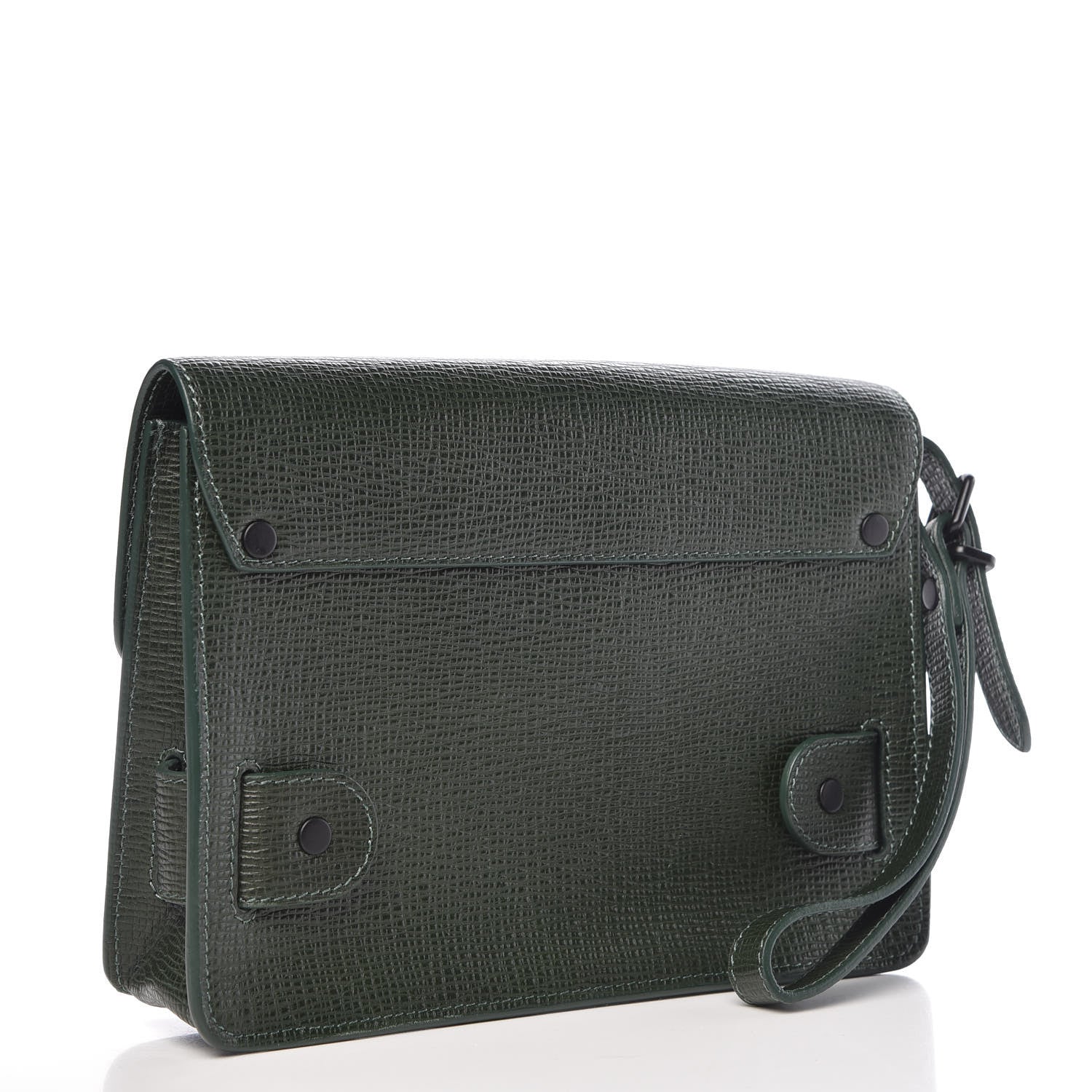 Proenza Schouler New Linosa PS11 Wristlet Clutch Verde Bottiglia 3 of 10