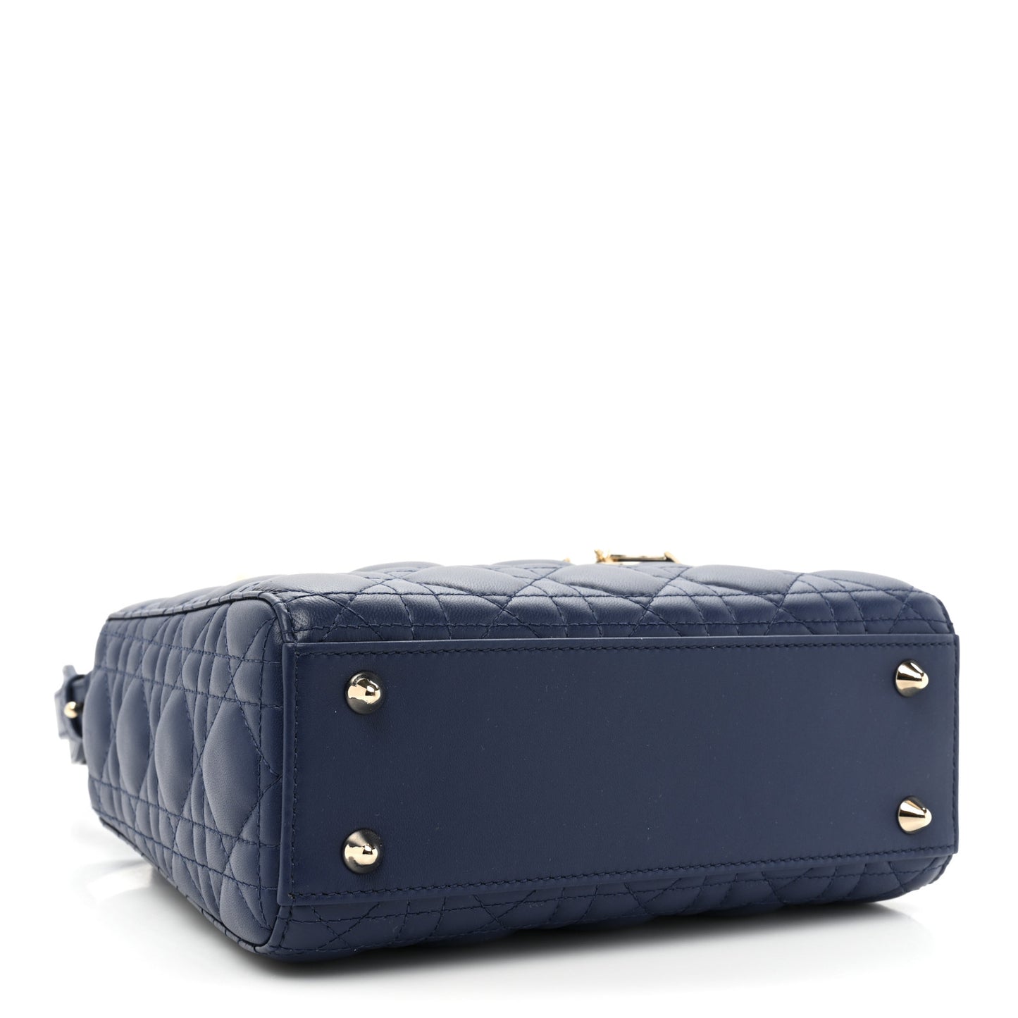 Lambskin Cannage Small My ABCDior Lady Dior Royal Blue