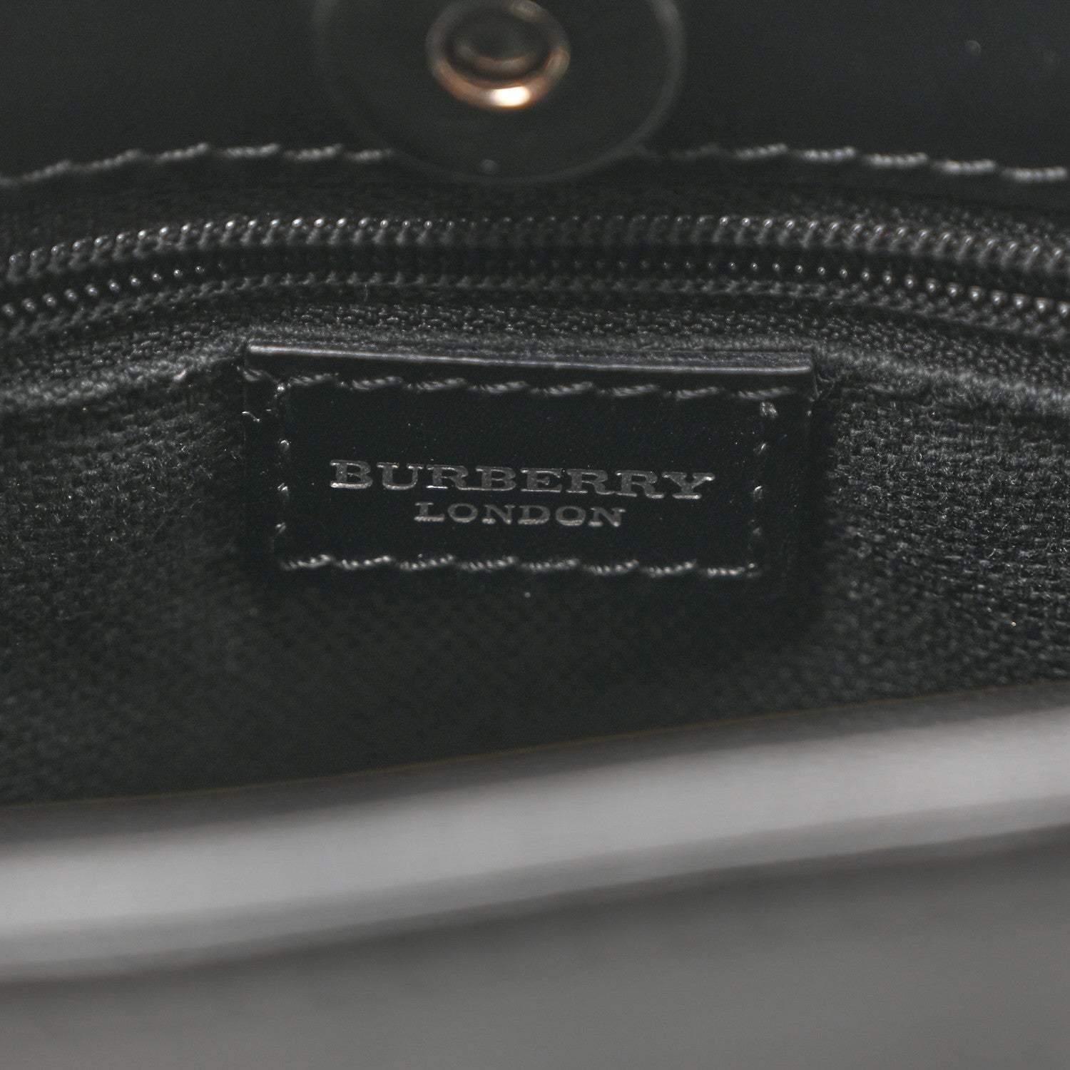 Burberry Prorsum House Check Shoulder Bag Black 6 of 10